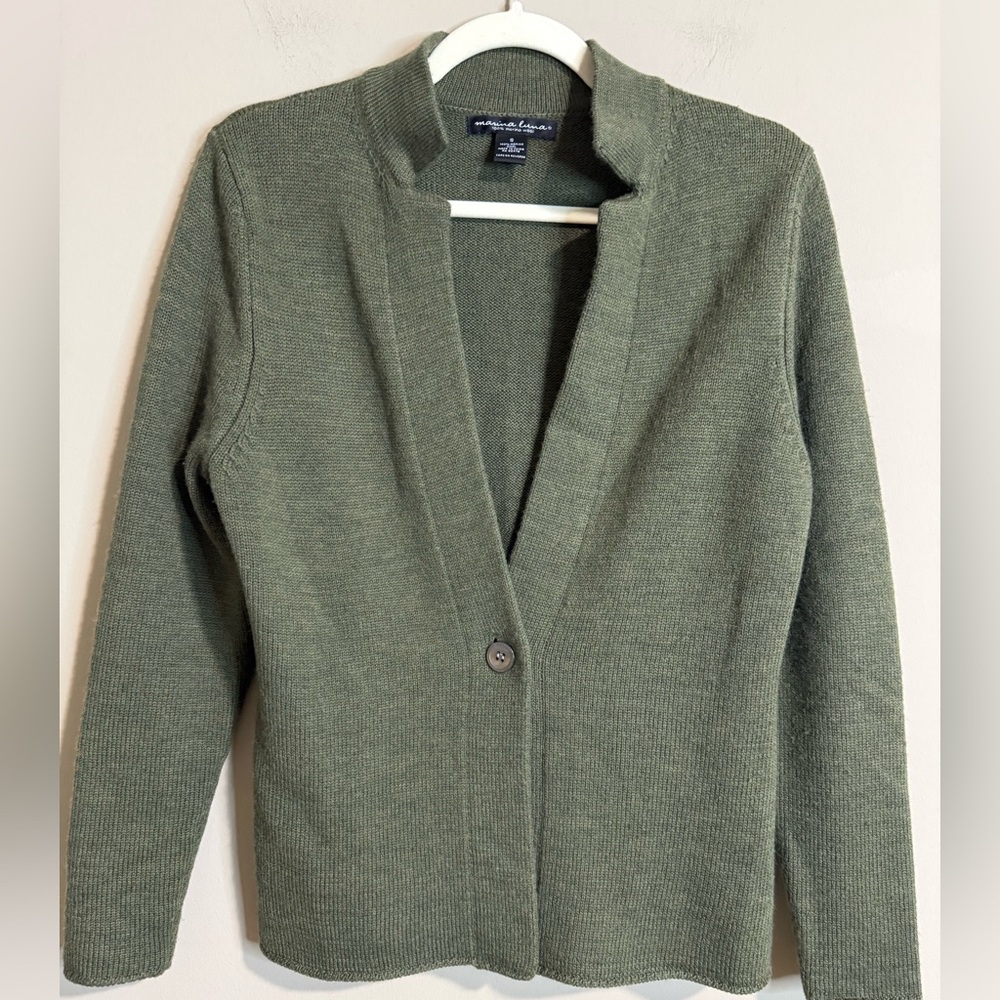 Marina Luna Wool Cardigan Jacket